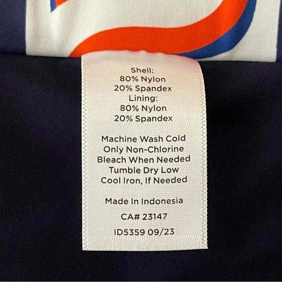 TALBOTS PERFORMANCE INTERLOCK SKORT IN WAVY SWIRLS golf tennis pickleball - Picture 9 of 11